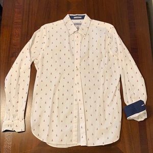 Express Long Sleeve Sailboat Dress Shirt